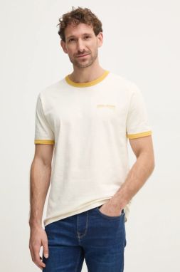 Bavlnené tričko Pepe Jeans PACEY pánske, béžová farba, jednofarebné, PM509724