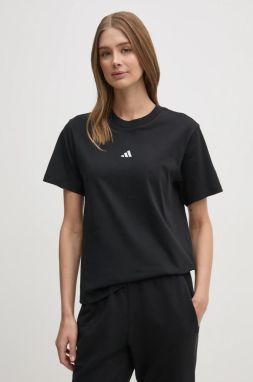 Tričko adidas Essentials dámske, čierna farba, JC5943