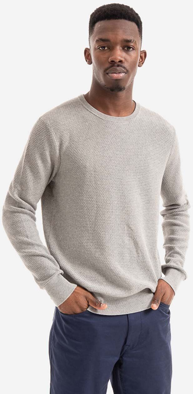 Sveter Polo Ralph Lauren Coolmax Longsleeve Crewneck 2 Layer Poly-Hood Packable 781862317001 pánsky, šedá farba, tenký
