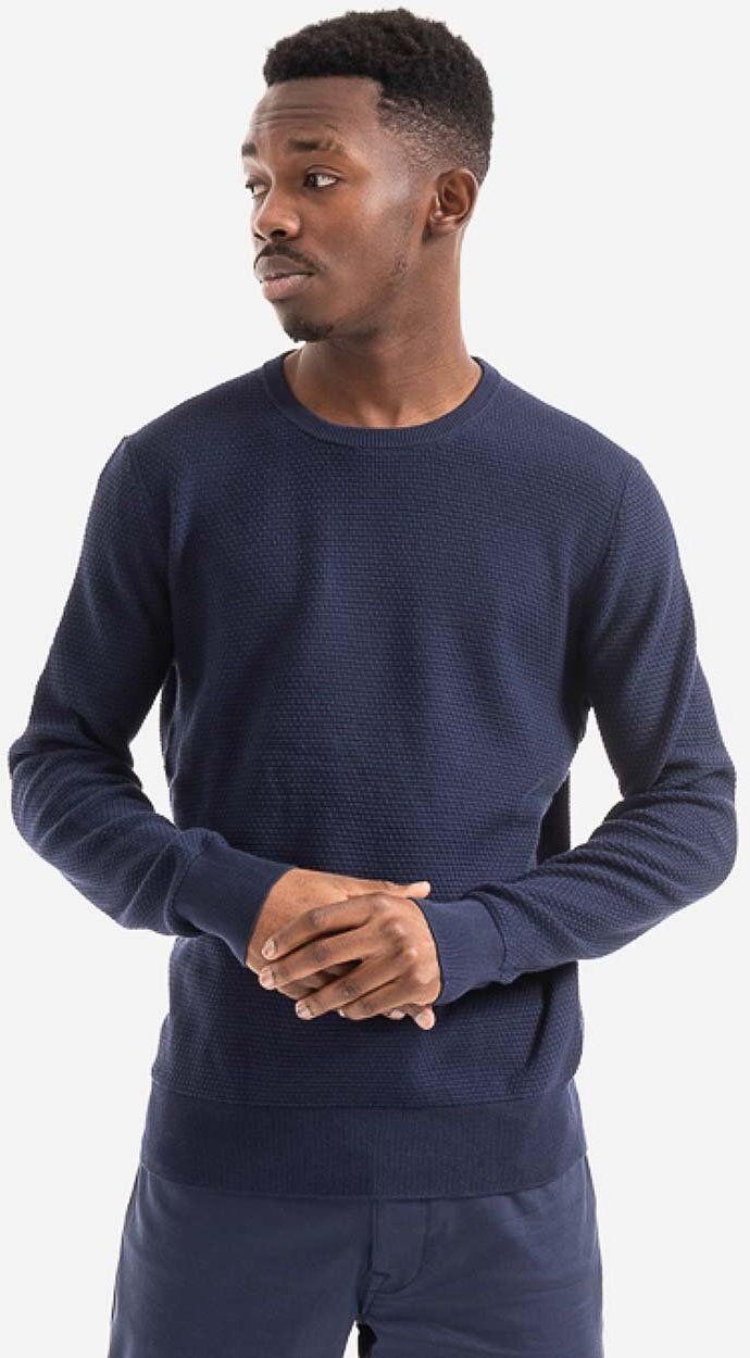 Sveter Polo Ralph Lauren Coolmax Longsleeve Crewneck 781862820001-navy, pánsky, tmavomodrá farba