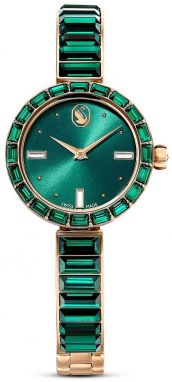 Hodinky Swarovski MATRIX dámske, zelená farba, 5690808