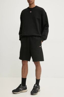 Šortky Diesel P-BISC-D SHORTS pánske, čierna farba, A15059.0GEAD