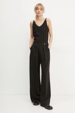 Overal G-Star Raw čierna farba, v výstrih, D25298-D522