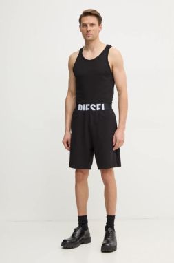 Šortky Diesel DYLAN-D-POP SHORTS pánske, čierna farba, A17684.0DCBK