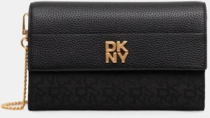 Peňaženka Dkny dámska, čierna farba, R445FI72