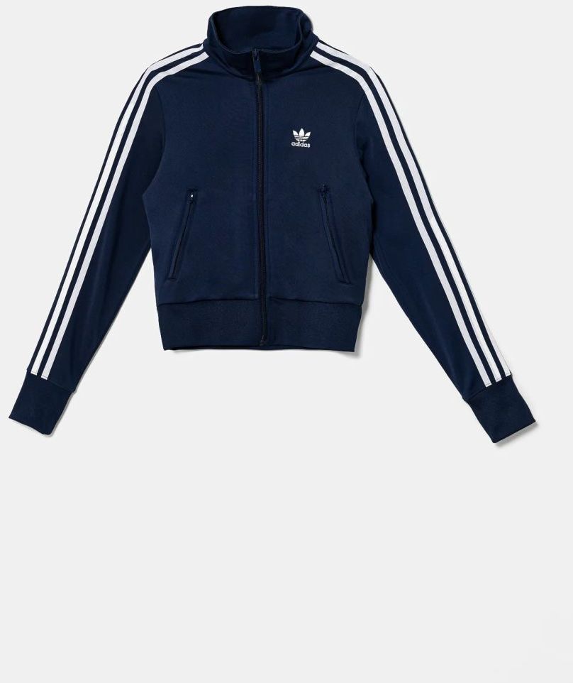 Mikina adidas Originals Adicolor Classics Firebird dámska, tmavomodrá farba, s nášivkou, JC8263