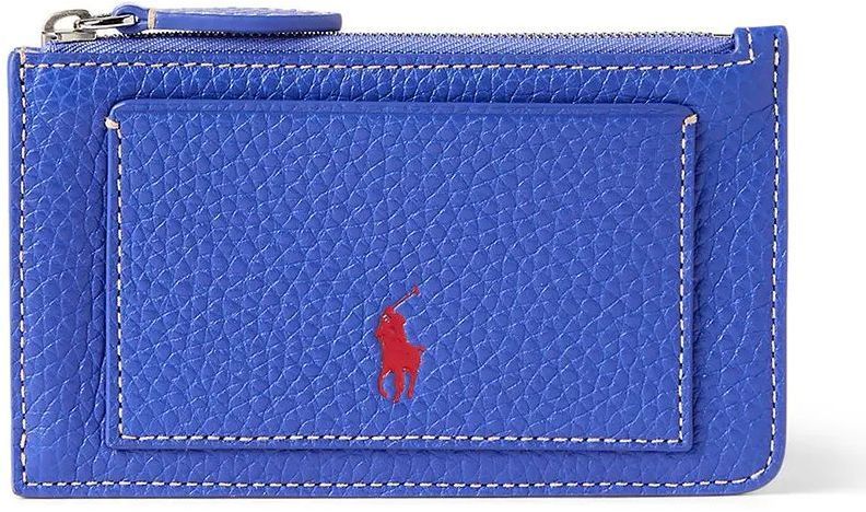 Kožená peňaženka Polo Ralph Lauren dámska, fialová farba, 427949872