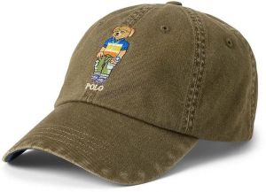 Bavlnená šiltovka Polo Ralph Lauren zelená farba, s nášivkou, 710966835