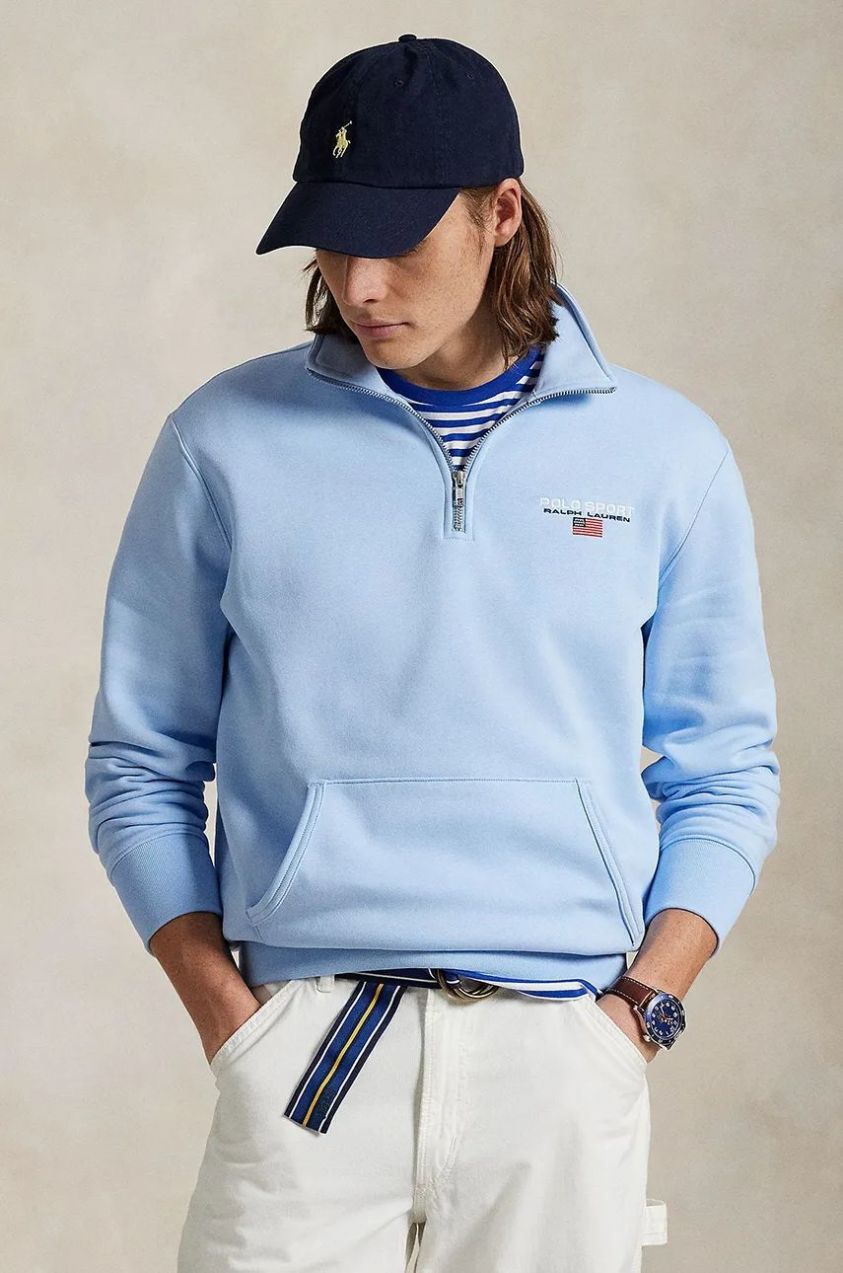 Mikina Polo Ralph Lauren pánska, jednofarebná, 710969033