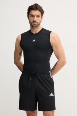 Tréningové tričko adidas Performance Techfit čierna farba, JE6694