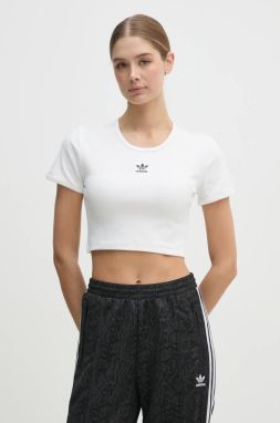 Tričko adidas Originals Essential dámske, biela farba, JC9026