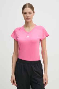 Tréningové tričko adidas Performance ružová farba, JN4661