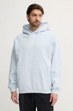 Bavlnená mikina adidas Originals Essential pánska, s kapucňou, jednofarebná, JD3300