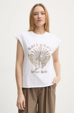Bavlnené tričko ZADIG&VOLTAIRE dámsky, biela farba, JWTT01265