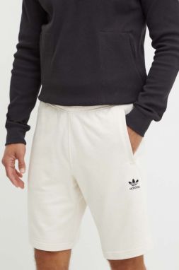 Bavlnené šortky adidas Originals Essential béžová farba, IY8518