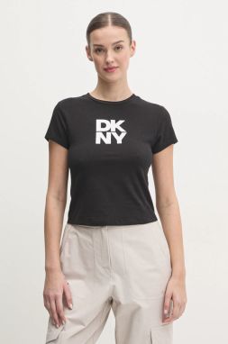 Tričko Dkny dámske, čierna farba, DP5T1112