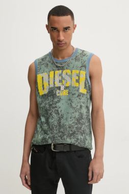 Tričko Diesel T-BISCO-R1 TANK TOP pánske, zelená farba, A16161.0GIAR