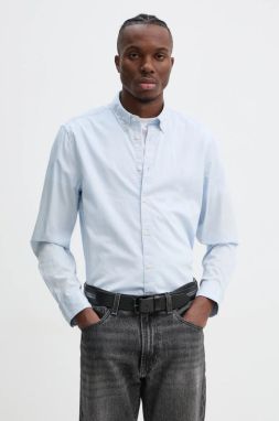 Bavlnená košeľa Marc O'Polo pánska, regular, s golierom button-down, B21726842342