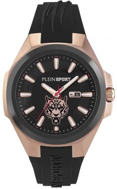 Hodinky PLEIN SPORT Tigermaster pánske, čierna farba, PS7BA0324
