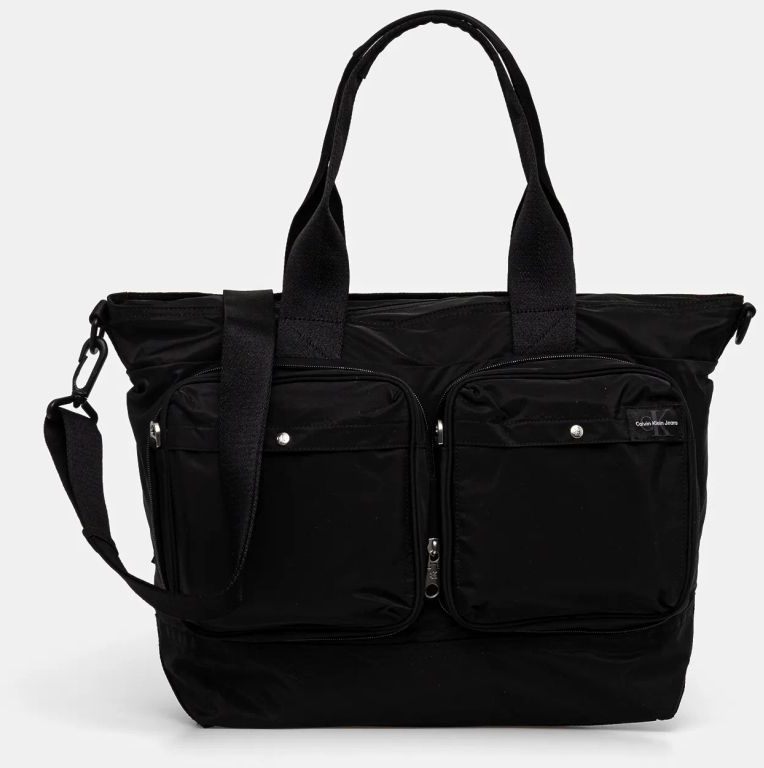 Taška Calvin Klein čierna farba, K50K512603