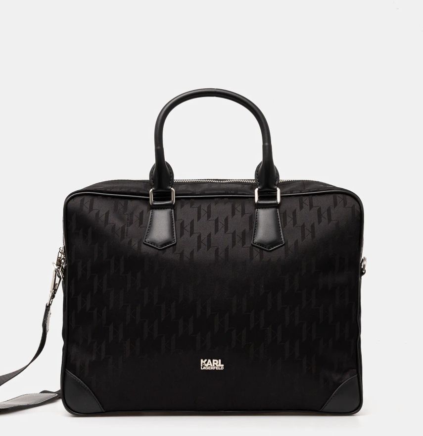 Taška na notebook Karl Lagerfeld čierna farba, 544117.805905
