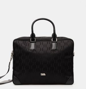 Taška na notebook Karl Lagerfeld čierna farba, 544117.805905
