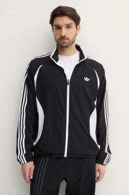 Mikina adidas Originals Teamgeist pánska, čierna farba, s nášivkou, JC6227