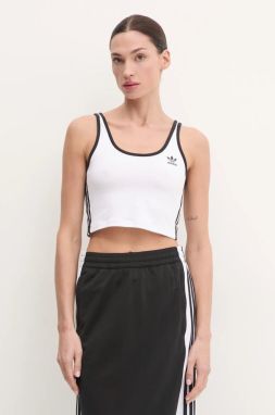 Top adidas Originals 3S BRA TOP dámsky, biela farba, JD4613