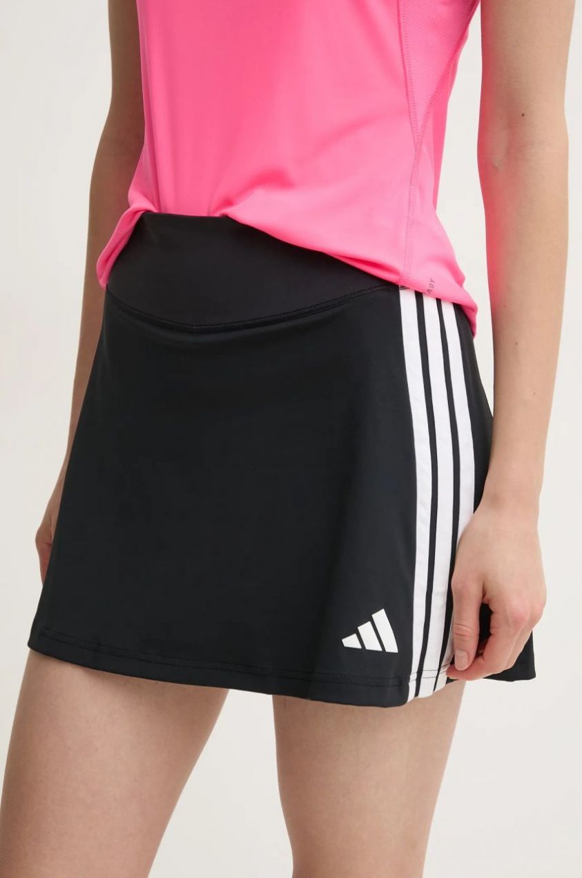Športová sukňa adidas Performance Train Essentails čierna farba, mini, rovný strih, JP1157