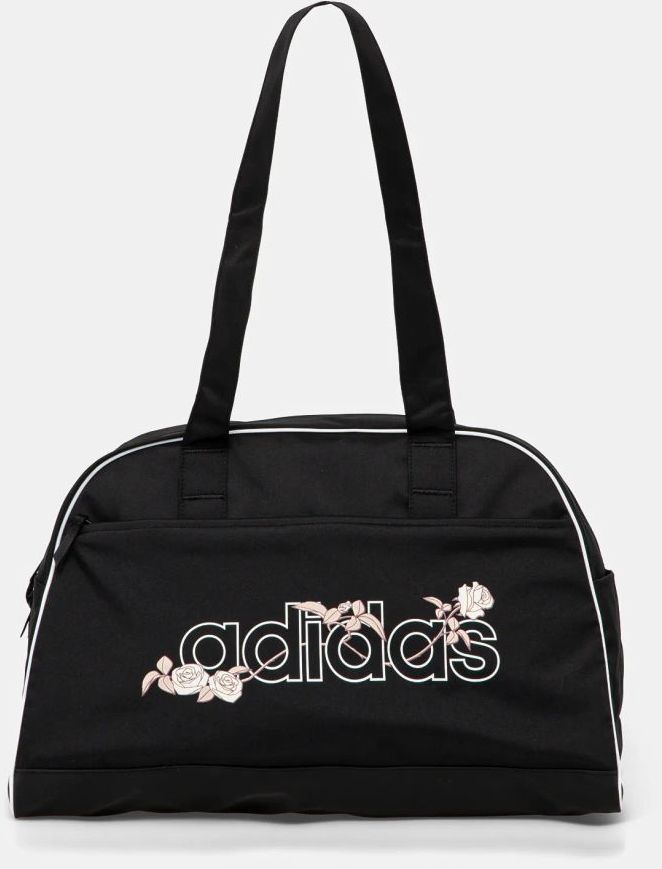 Taška adidas W FLOWER B BAG čierna farba, JF8560