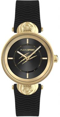 Hodinky PLEIN SPORT Supernova dámske, čierna farba, PSLEA0224