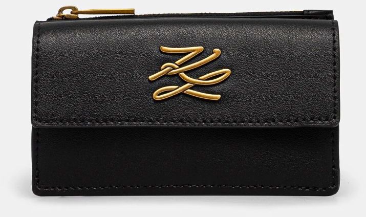 Peňaženka Karl Lagerfeld dámska, čierna farba, A1W32058