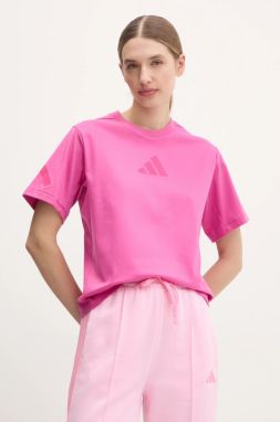 Tričko adidas Z.N.E. dámske, ružová farba, JD0815