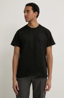 Bavlnené tričko G-Star Raw pánske, čierna farba, jednofarebné, D26545-D959
