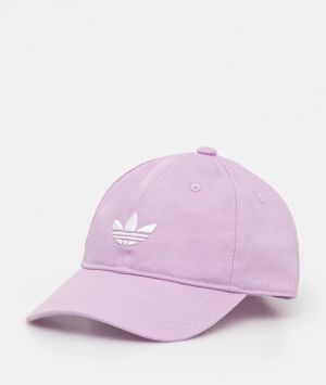 Bavlnená šiltovka adidas Originals BASEBALL AC fialová farba, s nášivkou, JC6028
