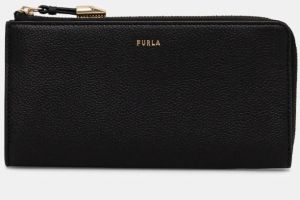 Kožená peňaženka Furla dámska, čierna farba, WP00471 BX3036 O6000