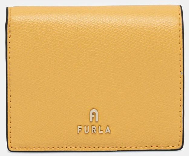 Kožená peňaženka Furla dámska, žltá farba, WP00304 ARE000 3592S