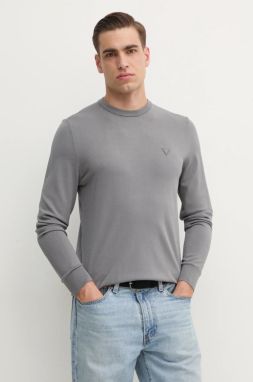 Sveter Guess pánsky, šedá farba, tenký, M4YR29 Z3DM0