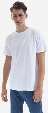 Tričko Norse Projects pánsky, biela farba, jednofarebný