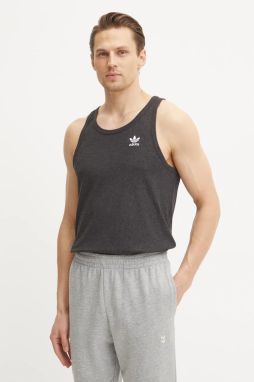 Tričko adidas Originals Essential pánske, šedá farba, IW5795