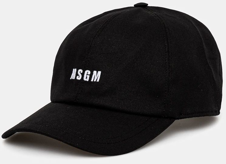 Šiltovka MSGM čierna farba, s nášivkou, 3840ML04.257126