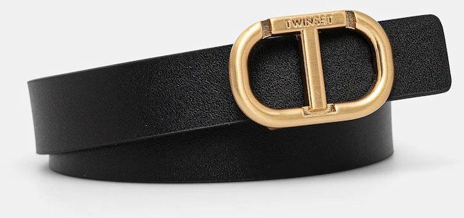 Opasok Twinset dámsky, čierna farba, 251TA4381