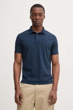 Bavlnené polo tričko Superdry tmavomodrá farba, jednofarebný, M1110440A-98T