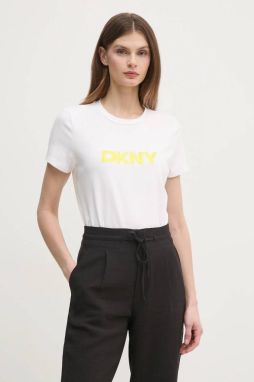 Tričko Dkny dámske, biela farba, P4KHCWNA
