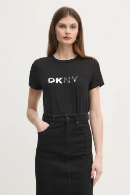 Tričko Dkny dámske, čierna farba, P4KHAWNA