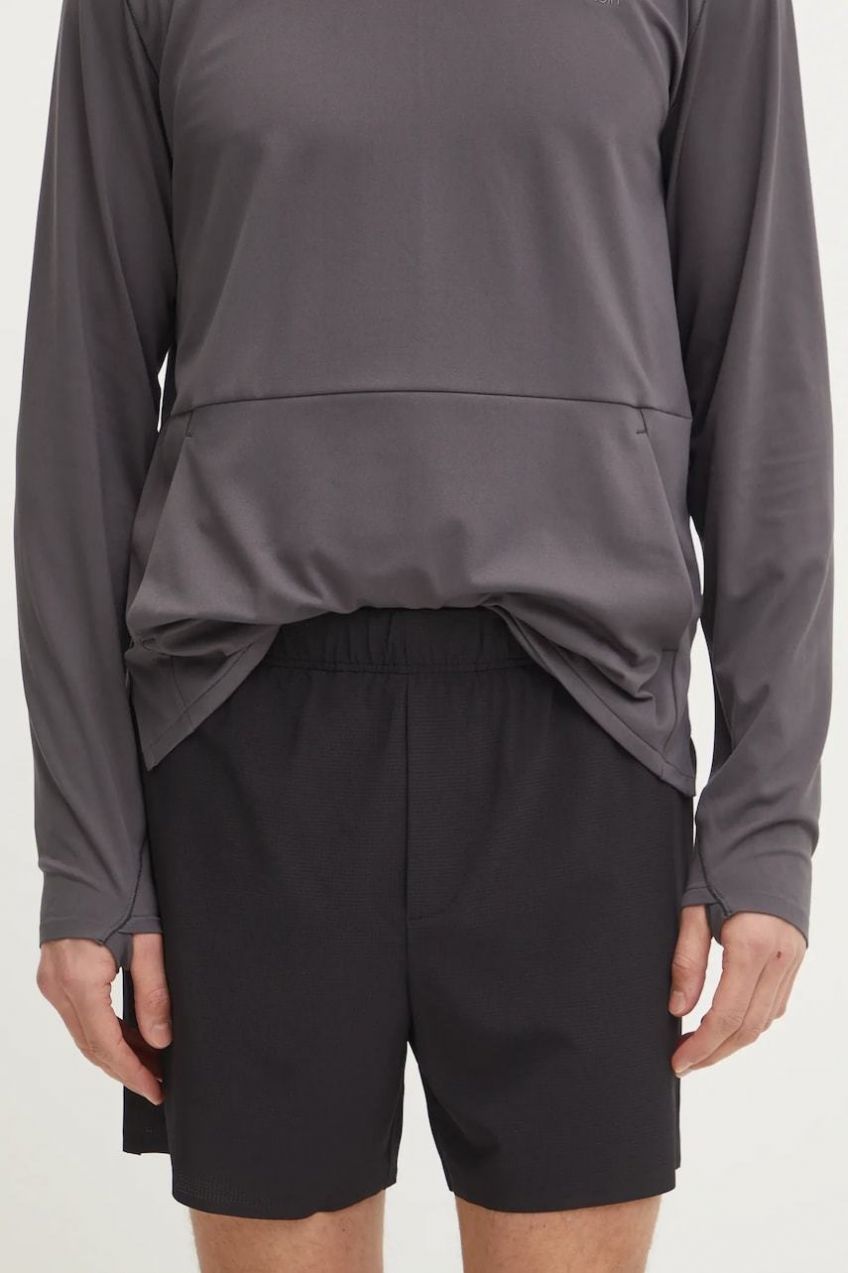 Šortky Calvin Klein Performance pánske, čierna farba, LVGMS5S846