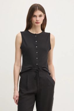 Top Calvin Klein Jeans dámsky, čierna farba, J20J225307