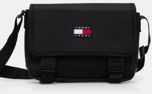 Malá taška Tommy Jeans čierna farba, AM0AM13326