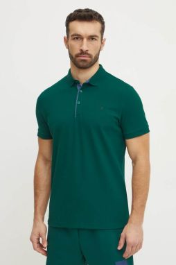 Bavlnené polo tričko The North Face Premium Slim zelená farba, jednofarebné, NF0A8C1N6GI1