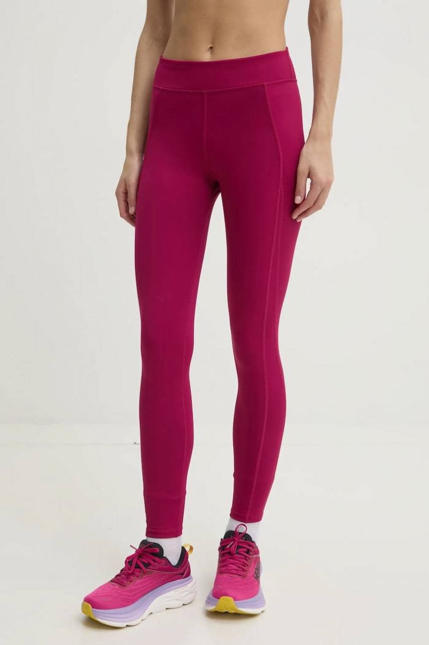 Tréningové legíny Reebok LUX Collection ružová farba, jednofarebné, 100214323